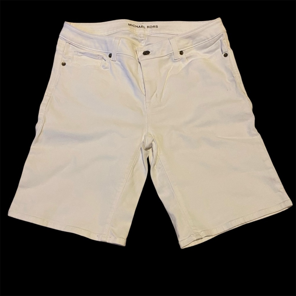Michael Kors White Denim Shorts Like New